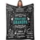 thumbnail image 1 of LHSHID Fathers Day Dad Gifts Throw Blanket Gifts for Dad Dad Birthday Gifts Ideas Dad Gifts Best Dad Ever Gifts Dad Gifts from Daughter Son Presents for Dad from Kids Father Gifts 60x80in, 1 of 6