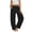 Black, variant on Women's Pants Petite,Women's Palazzo Pants Flowy Travel Wide Leg Yoga Pants 2026 Ladies Casual Summer Loose Beach Lounge