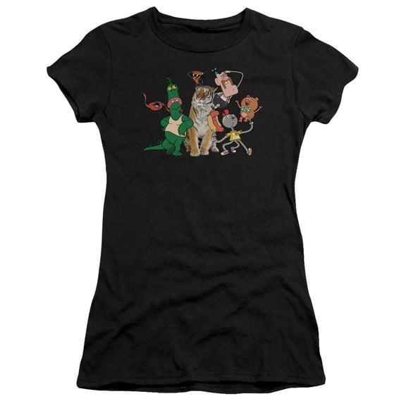 Uncle Grandpa - Group - Juniors Teen Girls Cap Sleeve Shirt - XX-Large