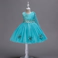 thumbnail image 3 of Vestido de verano para niños, vestido de boda para niños, falda de malla con lazo grande para niñas, vestido rojo para niñas, 3 of 6