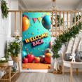 thumbnail image 5 of LUUFILx Welcome Back Banner Colorful School Decor Party Supplies Festive Event Poster Background Photography Props Classroom Decorations Home Celebrations, 5 of 6