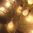 thumbnail image 4 of Guirlande Lumineuse Led Guirlande Lumineuse Extérieure Guirlande Lumineuse Extérieure Led Forme Ronde en Boule Guirlande Lumineuse Colorée Ornement pour Camping et Fête en Plein Air, 4 of 5