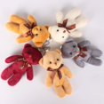 thumbnail image 4 of 1 pieza de osos de peluche de peluche, mini oso de peluche, llavero, bolsa colgante, decoración de boda, regalos de fiesta de cumpleaños para niños, 4 of 5