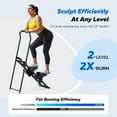 thumbnail image 2 of Stair Stepper for Home Gym Exercise, New Version Stairmaster for Full-Body Workout, Compact Folding Stair Climber with Extended Step Range, Adjustable Handlebar/Pedal, 2 of 9