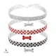 thumbnail image 4 of Greeniant 3 piezas de collares de diamantes de imitación para mascotas con cadena de extensión colgante decoración joyería collares regalos accesorio Ropa para mascotas L Greeniant PT003868-03B, 4 of 6