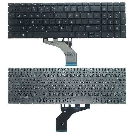 New US Black English Laptop NON-Backlit Keyboard (Without palmrest) Replacement for HP Envy 15-CP 15Z-CP000 15-CP0008CA 15-CP0010CA 15-CP0013NR 15-CP0053CL 15-CP0086NR