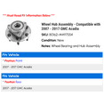 thumbnail image 2 of Wheel Hub Assembly - Compatible with 2007 - 2017 GMC Acadia 2008 2009 2010 2011 2012 2013 2014 2015 2016, 2 of 2