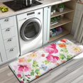 thumbnail image 3 of Pioneer Flower Floral Print Pattern Kitchen Rug Mat,Kitchen Runner Rugs Non Skid Washable,Decorative Kitchen Floor Mats for Kitchen,Sink,Laundry,17"x47.2", 3 of 7