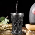 thumbnail image 4 of Copa de cóctel de metal 30 ml Copa de vino Party Bar Drinkware (Bronce verde C) Sywqhk Libre de BPA, 4 of 5