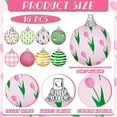 thumbnail image 7 of nvzhuang Spring Ball Ornaments 24 Pcs Set Tulip Print Hanging Decorations for Mini Trees Holiday Party Supplies, 7 of 7