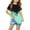 A-Mint Green, variant on Jinhomg Kids Casual Summer Tees Boys Girls Cute Color Block Tops Lightweight Comfy Short Sleeve Crew Neck T-Shirts Daily Wear Blue 3 Years