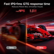 KOORUI 27” 4K Gaming Monitor, UHD 160Hz/Up to 320Hz Fast IPS Computer Monitor OD 1ms, HDR 400, Adaptive-sync, VESA, New