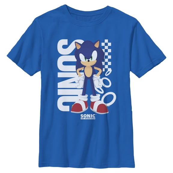 Boys Sonic the Hedgehog Blue Blur Pose T Shirt