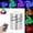 1silvery, variant on RyanK Clearance Lamp Colorful RGB Wall Lamp With Remote Control Modeling Color LED Wall Lamp