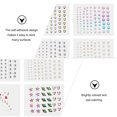 thumbnail image 2 of MasteelfCA 6 Sheets Facial Eye Rhinestones Sticker Super Glitter Eye Rhinestones Sticker, 2 of 8