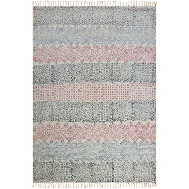 Casavani Geometric Outdoor Garden Floor Rug,Blue 6x6 ft - Walmart.com