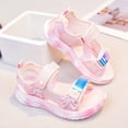 thumbnail image 6 of Weebloom Kids Toddler Girl Sandals Versatile With Adjustable Strap Sole Lightweight Beach Footwear Comfort Hook & Loop Summer Shoes Beach Walking Sandal, 6 of 9
