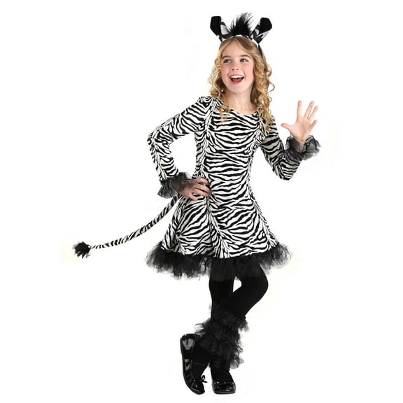 Kid's Dazzling Zebra Costume