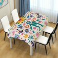 thumbnail image 4 of Yayeee Tablecloths 60" x 108" Rectangle Wrinkle Resistant Party Table Cover, Abstract Floral, 4 of 8