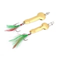 thumbnail image 4 of Juego De Cebos De Pesca De Metal Con Vibración, 2 Uds., Kit De Señuelos De Pesca Duros Con Anzuelo, 10g Dorado + 15g Dorado, 4 of 8