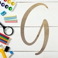 thumbnail image 3 of Unpainted Small Wooden Letter C, Choose Your Letter 4'' Tall Craft Alphabet, 3 of 5