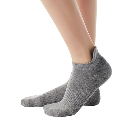 Non Slip Yoga Socks for Women Anti-Skid Barre Fitness Socks with Grips for Women