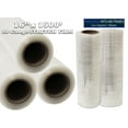thumbnail image 2 of 16"x1500' Stretch Film/ Pallet Wrap 256 Rolls 80 Gauge Industrial Strengh 20 Microns Clear Cling Durable Adhering Packaging for Moving Heavy Duty Shrink Wrap Film by WholesaleArtsFrames-com, 2 of 6