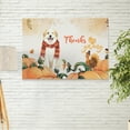 thumbnail image 2 of Happy Thanksgiving Great Pyrenees with Turkey Pumpkins Autumn Vibes Horizontal Matte Canvas Poster Pyr Dog Lover Wall Art Home Decor - 12018, 2 of 5