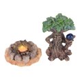 thumbnail image 4 of Árbol de jardín de hadas Ticfox Resina impermeable Decoración DIY, 4 of 14