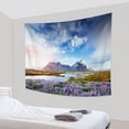 thumbnail image 3 of PBOBRIICH Mountain Lake Tapestry Idyllic Scenery Tapestry for Bedroom Lavender Tapestry Wall Hanging for Room,60Wx79L, 3 of 5