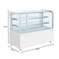 thumbnail image 3 of 60 in. Refrigerated Bakery Display Case, 17.6 cu. ft. in White (KM-CDHF-17C-WH), 3 of 13