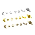 thumbnail image 2 of Adornos Rellenos Colgante Celestial Moon Star Zulema Suministros de arte para joyería Halzgo, 2 of 7