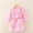 Pink, variant on Godderr Toddler Kids Cartoon Cotton Bathrobe Robe for Girls Boys,Skin-Friendly Fleece Bathrobe Soft Hooded Bath Towel Cute Beach Towel Bathrobe