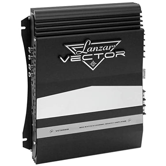 Lanzar Car Stereo Amplifier 36W High Power 2-Channel Audio Sound Auto Small Speaker Amp Box