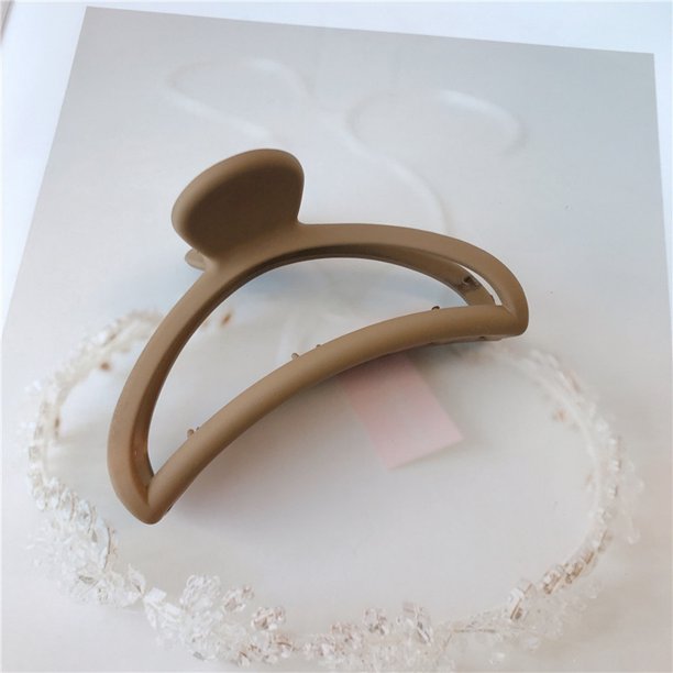 Todofósforo Catch Clip Frosted Hollow Hair Catch Ponytail Clip