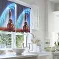 thumbnail image 2 of LALILO Kitchen Curtains and Valances Set of 3 36" Coast Window Treatment Tiers for Window Decor, 2 of 5