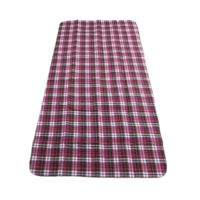 Washable Underpad, Purple Plaid Incontinence Bed Pad Machine Washable Comfortable Cotton For Sofa 31.49x35.43in