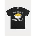 thumbnail image 2 of Men'S Mac & Cheese Graphic T-Shirt, 100% Cotton, Crew Neck, Short Sleeve, Regular Fit, Medium Stretch, Geometric Pattern, Knit Fabric, with Digital Print for All-Season Casual Tee Tee For Adult, Men, 2 of 6