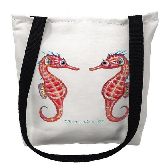 Seahorses Small Tote Bag 13x13 16 inches x 16 inches