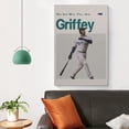 thumbnail image 4 of Ken Griffey Jr Canvas Poster Poster Decorative Painting Canvas Wall Art Living Room Posters Bedroom Painting 20x30inch(50x75cm), 4 of 6