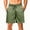 Army Green, variant on Besolor Running Shorts for Men Wide Leg High Waist Elastic Drawstring Casual Loose Summer Outdoor Workout Shorts with Zipper Pocket(X-Large,Wine)