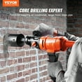 thumbnail image 2 of VEVOR Diamond Core Drilling Machine, 4in Handheld Wet Concrete Core Drill Rig, 1100-2400RPM Two Speed & 1-1/4" Thread & 2 Bubble Levels, 3-4in Drilling Diameter for Concrete Brick Block Stone, 1500W, 2 of 9