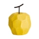 thumbnail image 3 of Escultura de fruta de cerámica, decoración geométrica de frutas, estatua creativa de fruta nórdica. manzana amarilla, 3 of 9