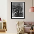 thumbnail image 3 of Historic Framed Print, [George Washington in small boat bidding farewell to crowd in New York, 1776], 17-7/8" x 21-7/8", 3 of 9
