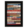 thumbnail image 2 of America Proud by Marla Rae Framed Print Wall Art Wood Multi-Color, 2 of 4