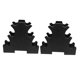 thumbnail image 5 of AURARMLET 2Ud Mancuernas De Plástico Negro Con Estable Y Resistente Para Equipamiento Deportivo, 5 of 7