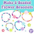 thumbnail image 2 of Creativity for Kids Beaded Flower Bracelet Kit | Make 5 DIY Bracelets with Flower Charms (Ages 6+), 2 of 6