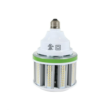Watt Metal Halide High Bay 40W Watt LED Corn Light Bulb 5000K, 5200 Lumens, E26 Base, Latest Gen., Large Heat Sink for Garage, High Bay, Warehouse, Workshop, Shop, Pole, Parking 125w-200w Metal Halide, HID, CFL, HPS ()