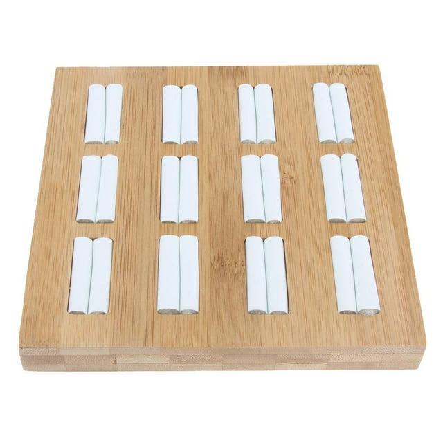 Organizador de Caja de Soporte de Bandeja de Exhibición de Joyería de de de material cuero Sintético Y Cuero blanco