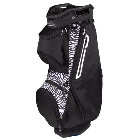 Sun Mountain Golf Ladies Sync Less Logo Cart Bag Black/Zebra